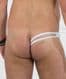 White One Sided Thong - Twin Strap